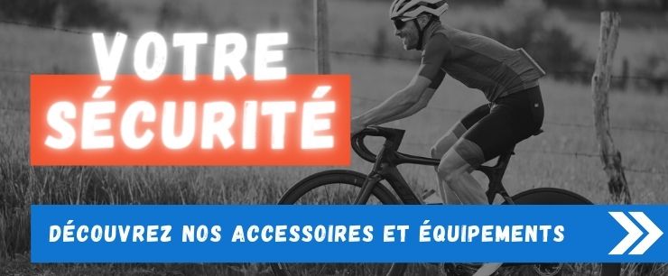Sécurité à vélo - équipement et accessoires - casque, antivol, lumière, lunettes